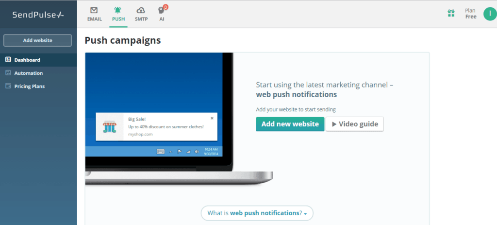 Review of Sendpulse Push Notifications - 4
