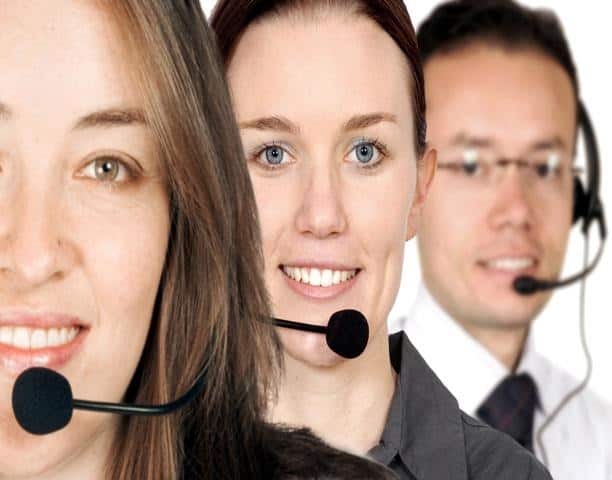 business support team over a white background