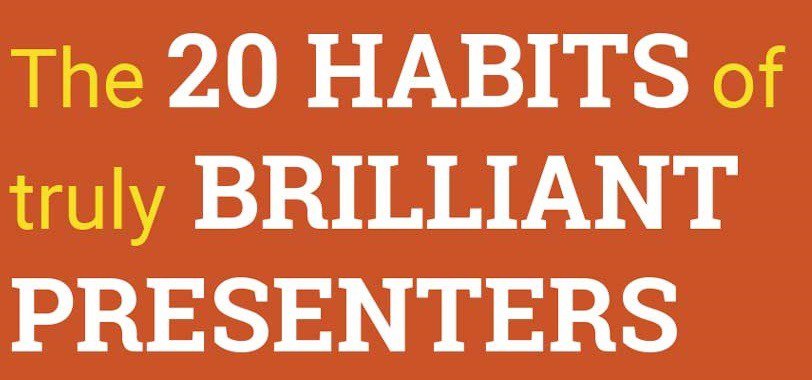 How to Be a Brilliant Presenter - 1