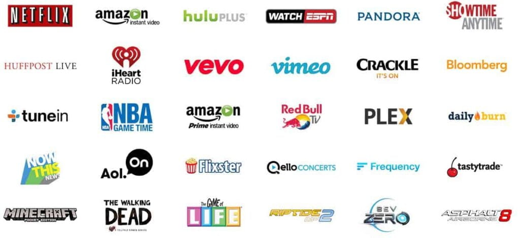 Amazon fire TV apps