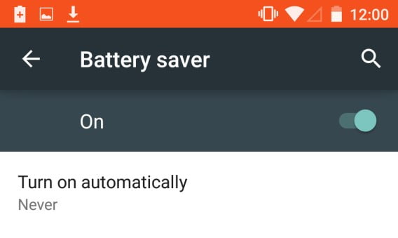 Android battery saver