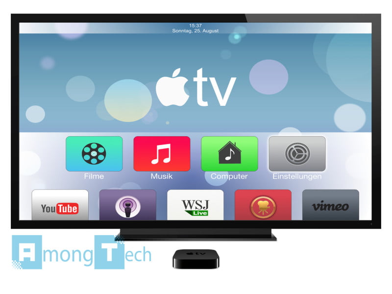Apple TV redesigned look menu