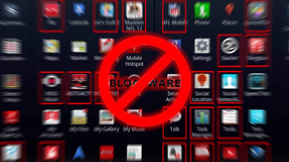 How to remove bloatware
