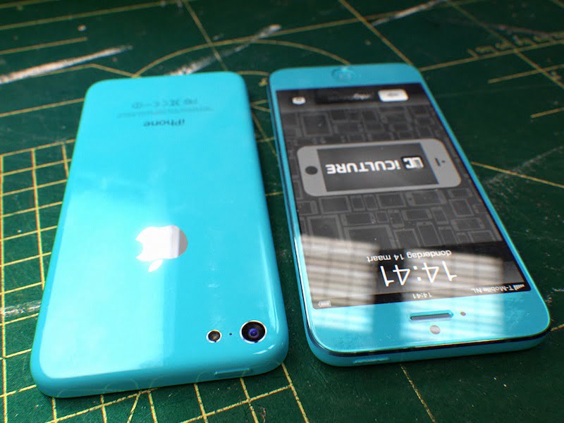 Budget iphone in baby blue