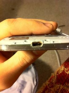 Burned Samsung galaxy s4