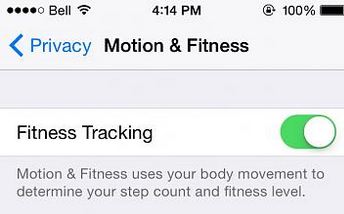 Fitness Tracking ios 8.2