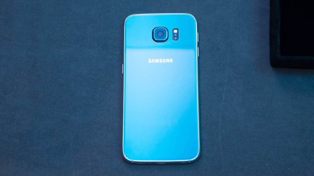 Galaxy S6 blue