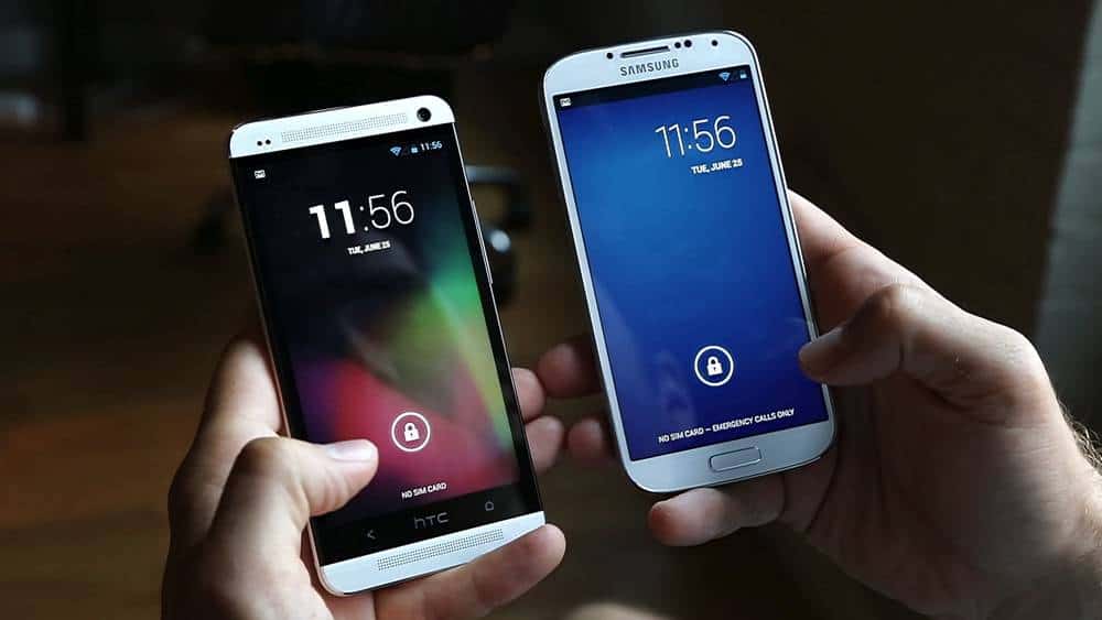 HTC one and Galaxy s4 launcher