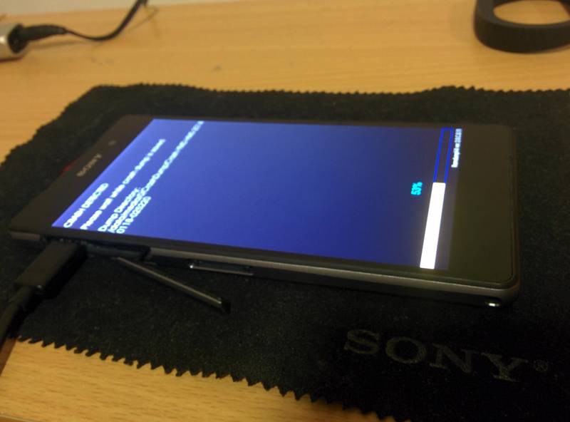 Xperia Z2 booting