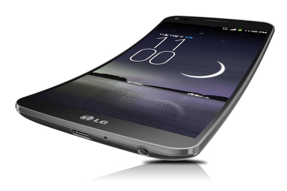 LG G Flex vertically curved smartphone