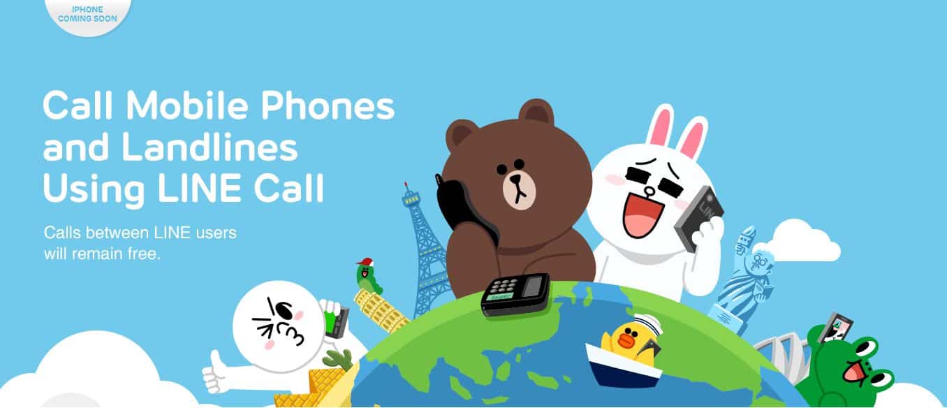 Make calls using Line