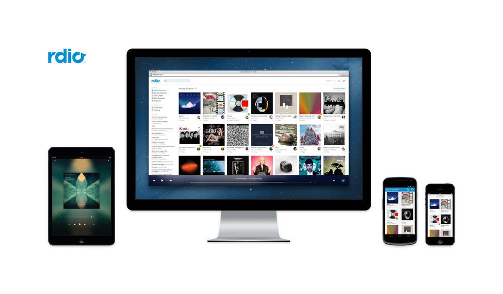 Rdio app available for iOS and Android