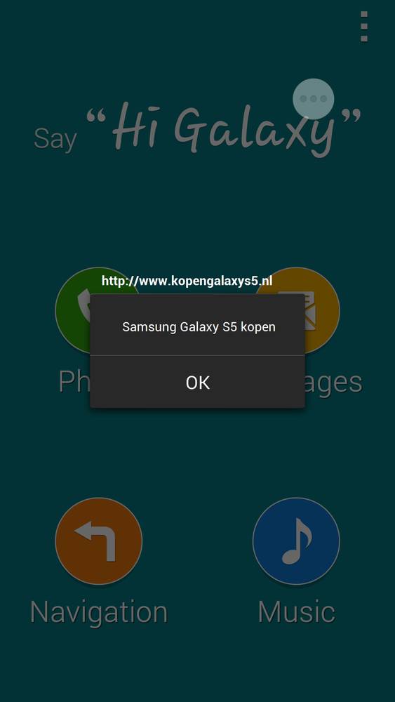 Samsung Galaxy S5 drive mode