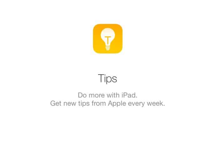 Tips app iOS 8