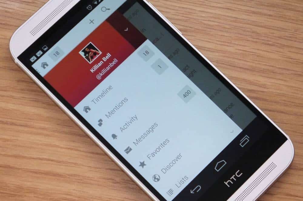Twitter app fenix