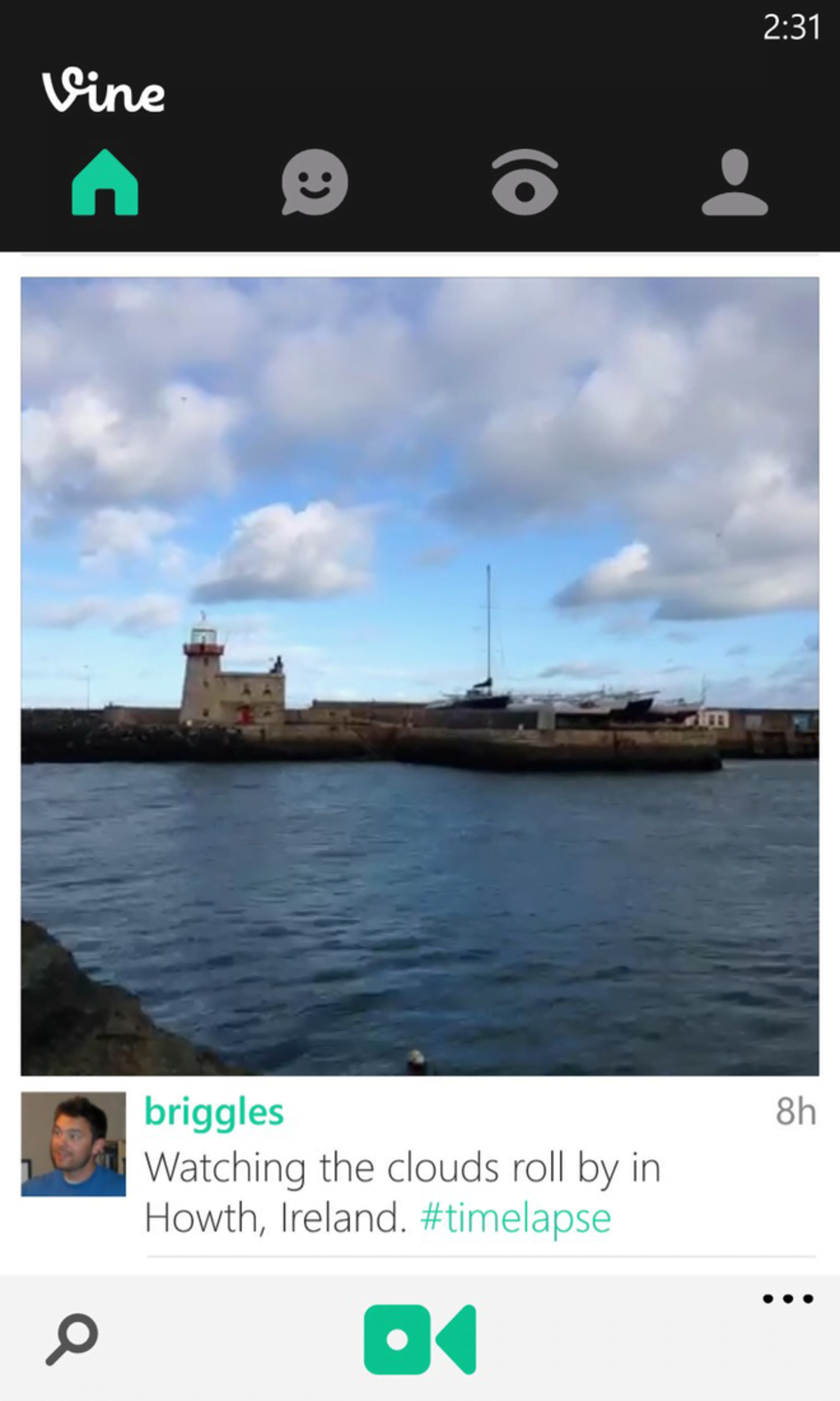 Vine video on Windows Phone