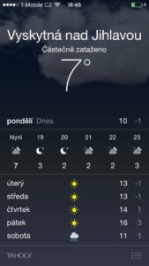 Weather app icon changes iOS 7.1 GM