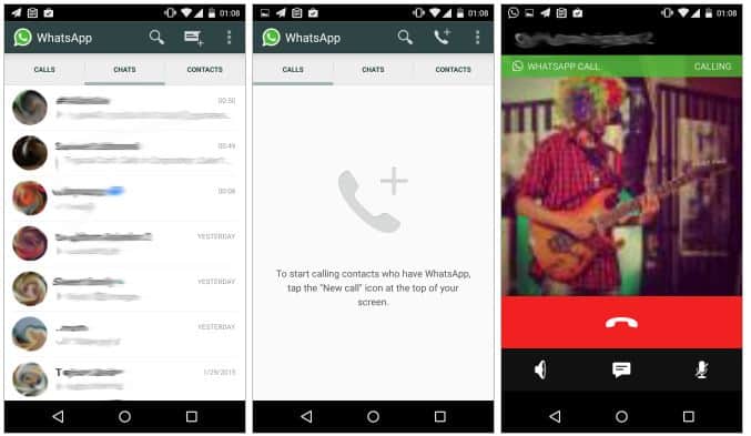 Whatsapp Call feature