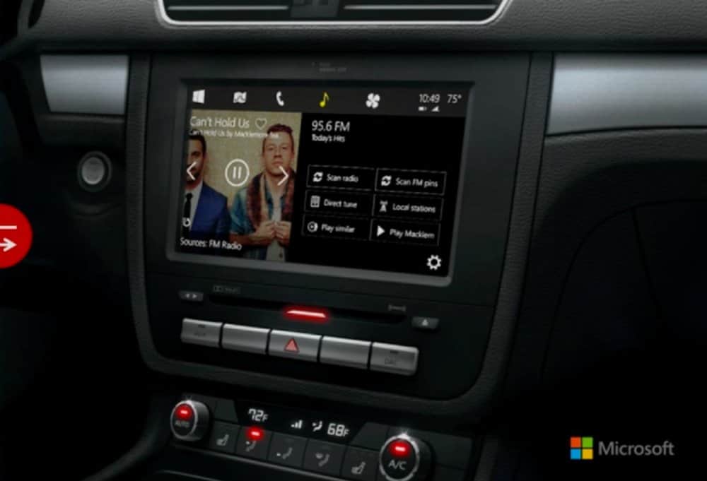 Microsoft to upgrade Windows in the Car adding Metro style interface - 1 Windows in the car