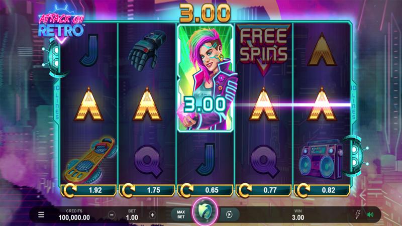 Attack on Retro Slot
