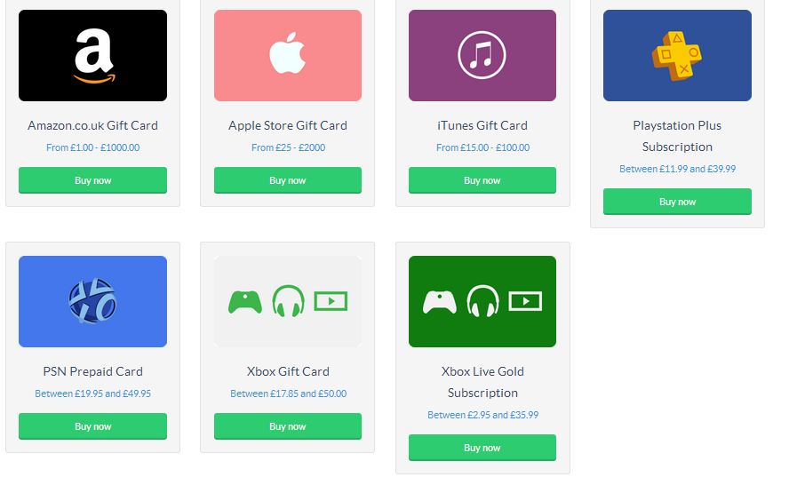 buy xbox gift cards with bitcoin