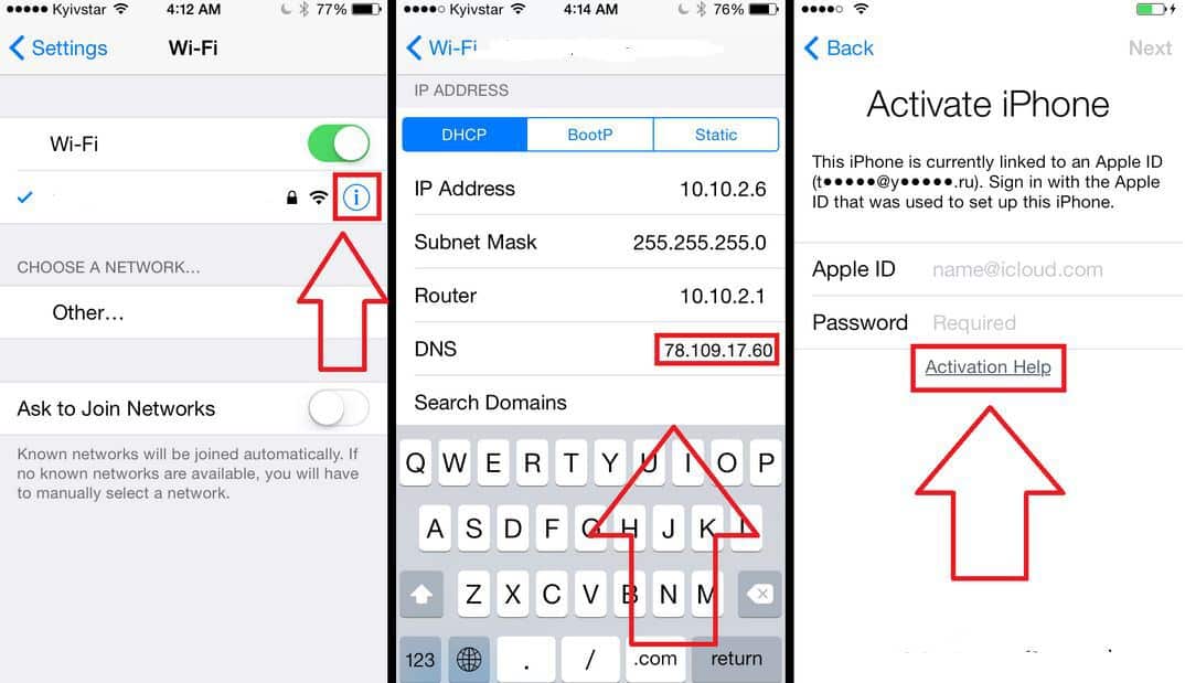 bypass icloud activation steps 