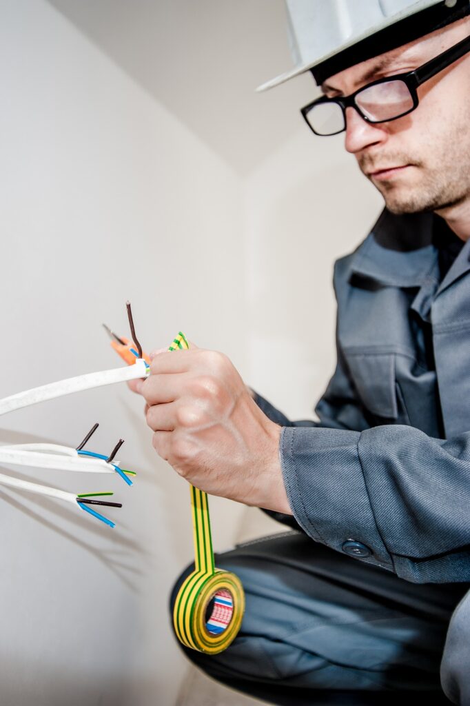 Single Father fixing the electricity